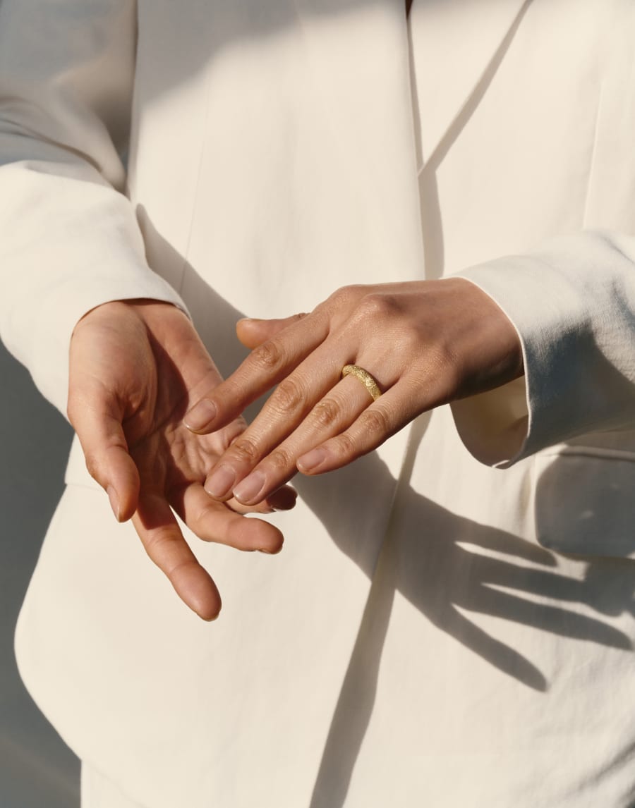 18k Gold ring Gold Woman - Brunello Cucinelli