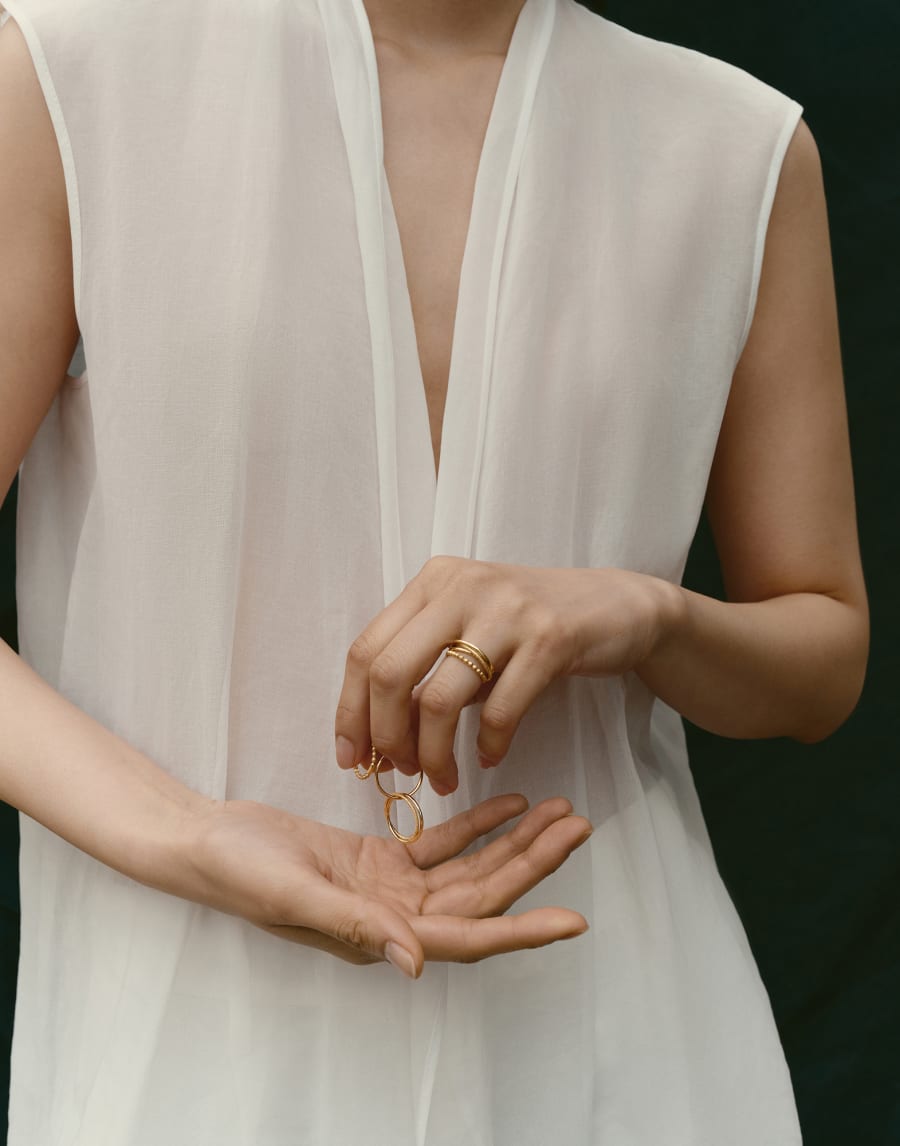 18K Gold ring Gold Woman - Brunello Cucinelli