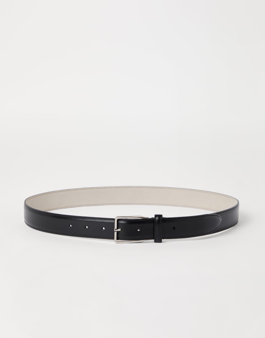 Formal calfskin belt Black Man - Brunello Cucinelli