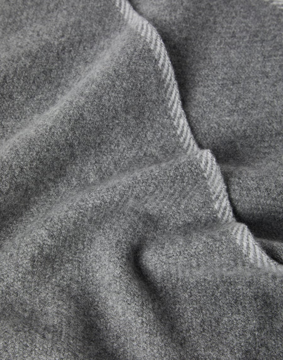 Cashmere scarf Medium Grey Man - Brunello Cucinelli