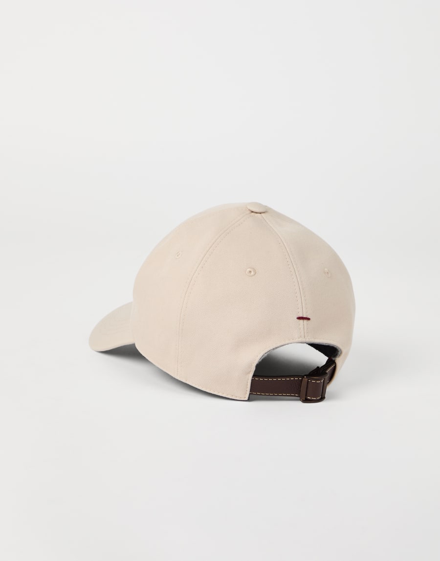 Baseball cap with embroidery Sand Man - Brunello Cucinelli