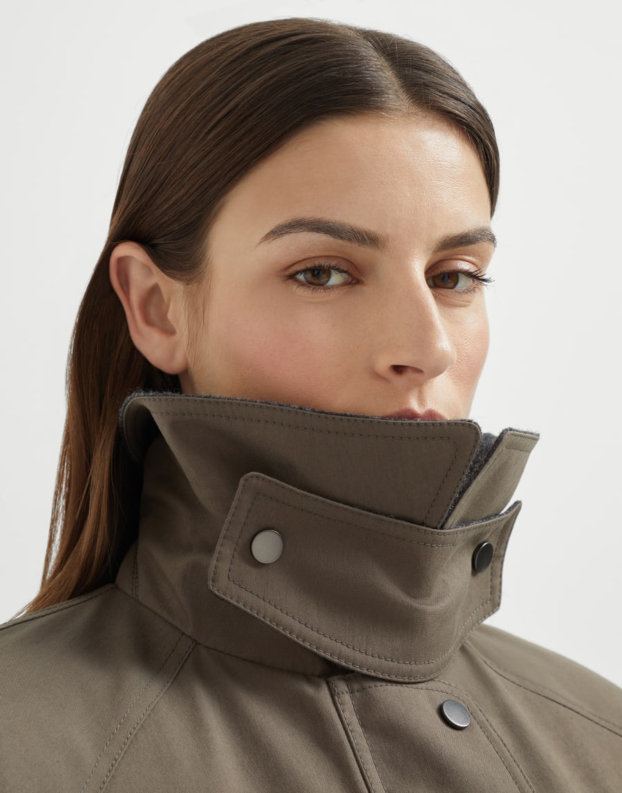 Blouson mit Monili Braun Damen - Brunello Cucinelli