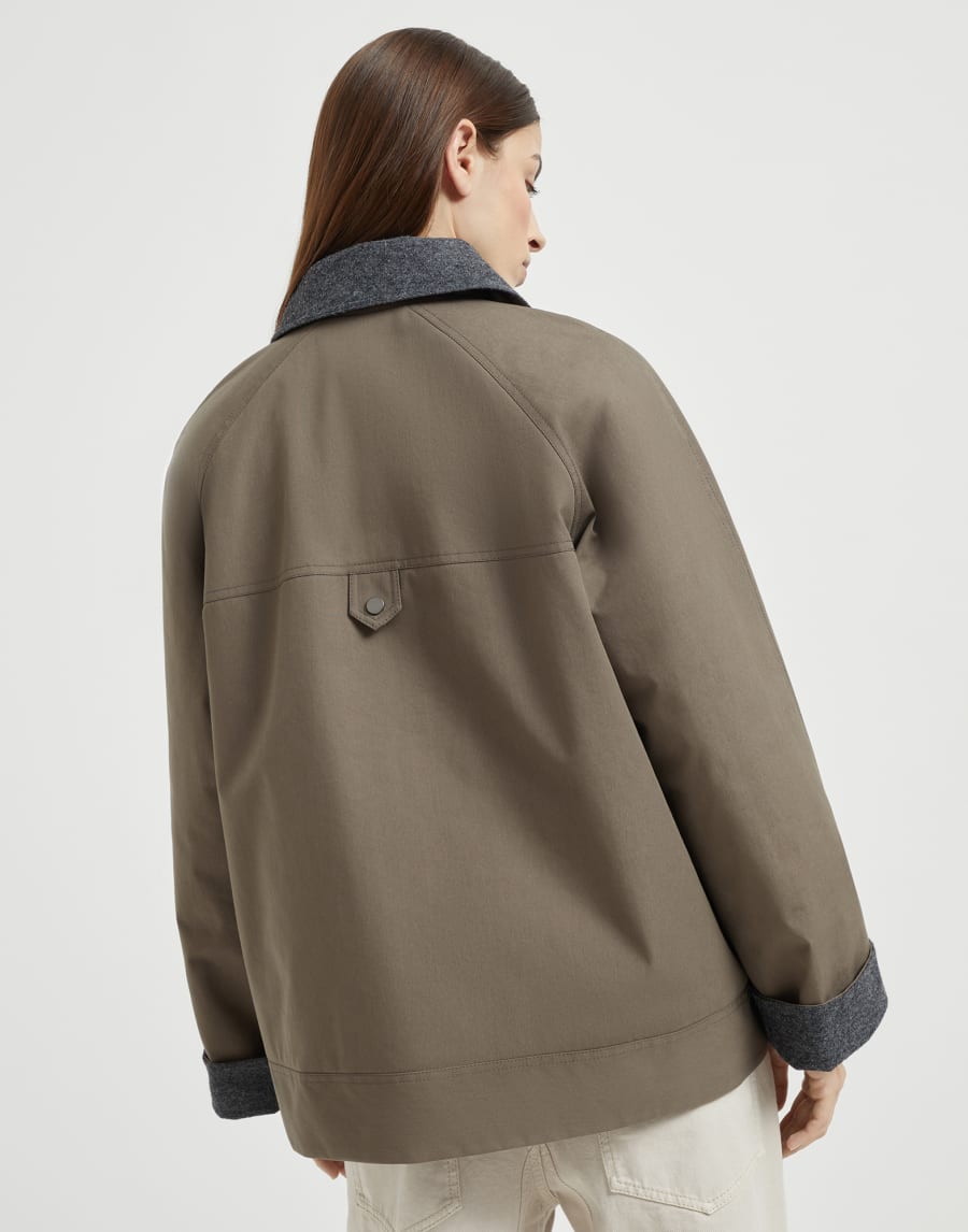 Blouson mit Monili Braun Damen - Brunello Cucinelli