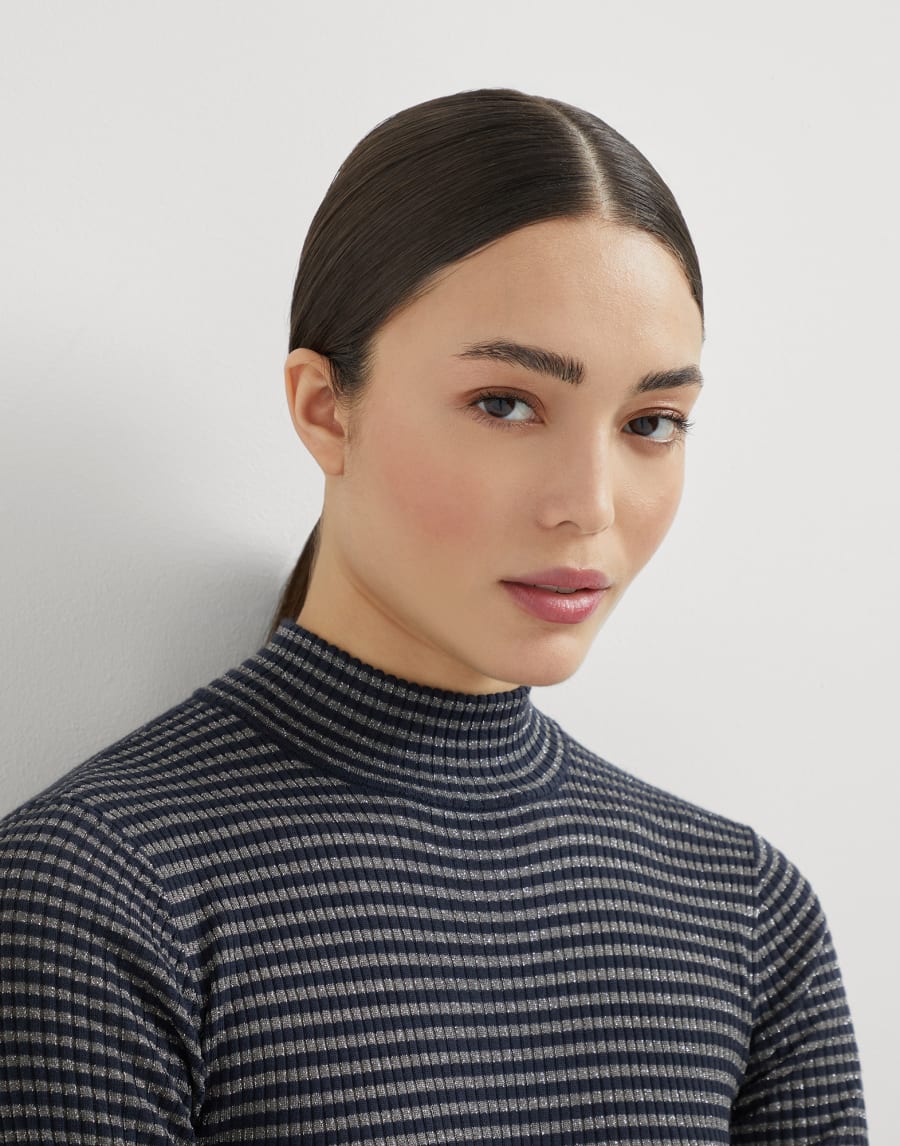 Virgin wool and cashmere sweater Night Woman - Brunello Cucinelli