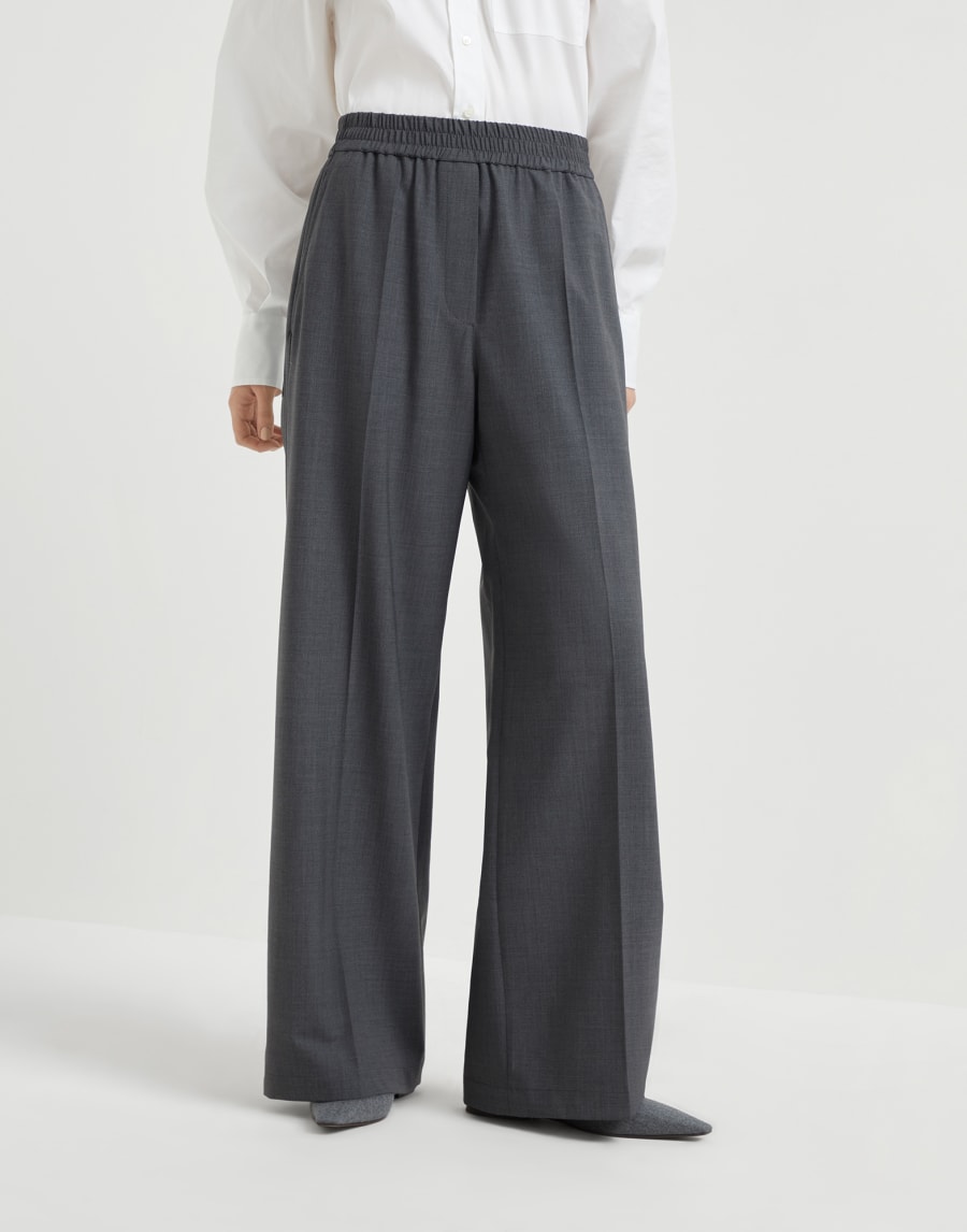 Loose Track trousers Anthracite Woman - Brunello Cucinelli
