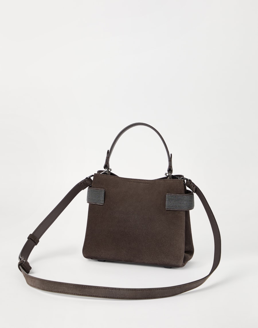 Маленькая сумка Essence с верхней ручкой Темно-коричневый Женщина - Brunello Cucinelli