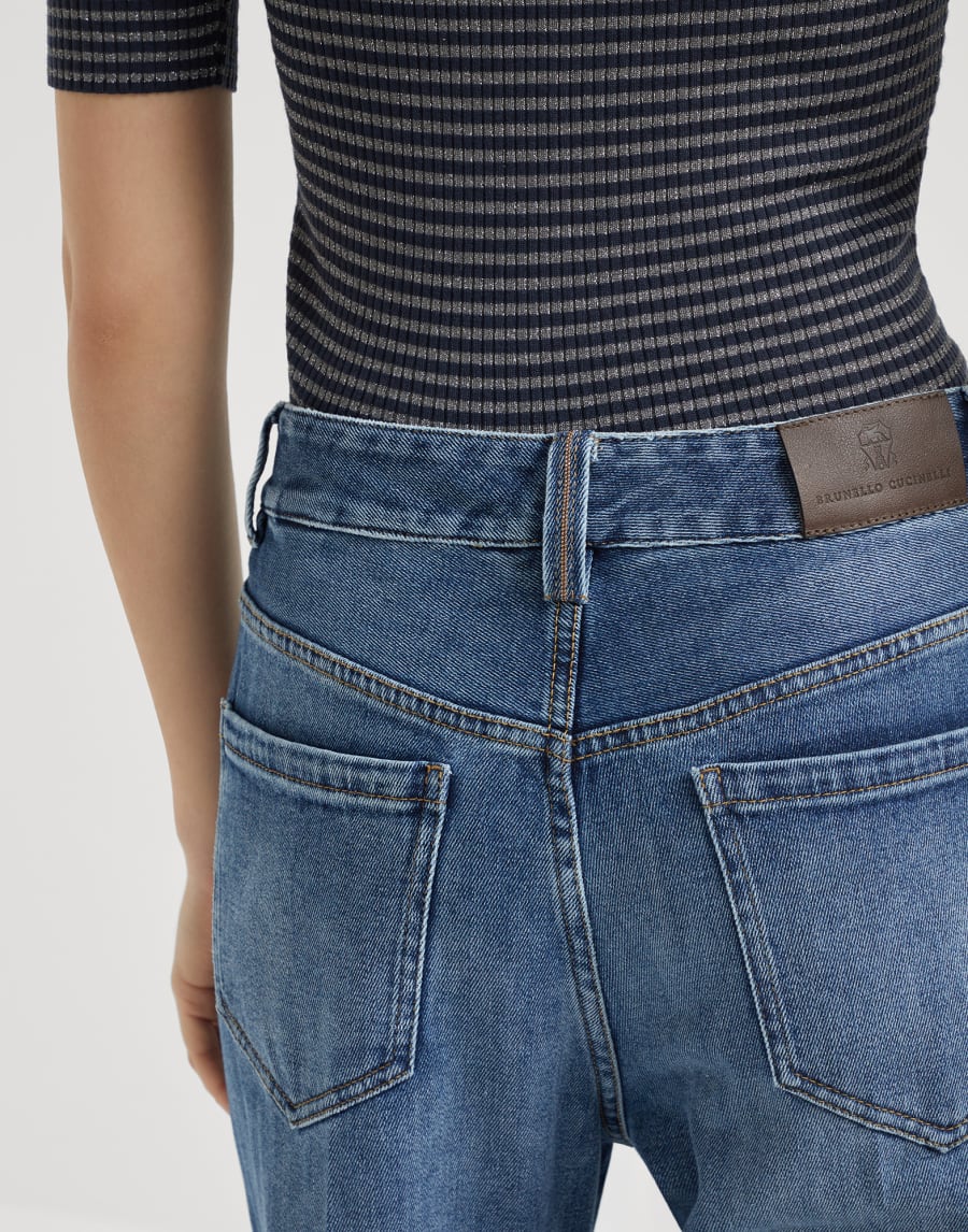 Contemporary Loose trousers Denim Woman - Brunello Cucinelli