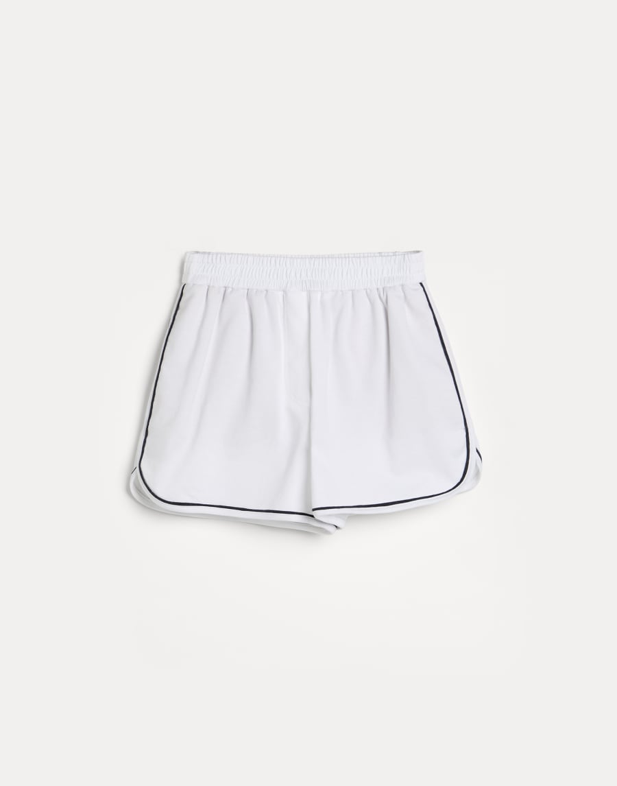 汗布运动短裤 白色 女童 - Brunello Cucinelli