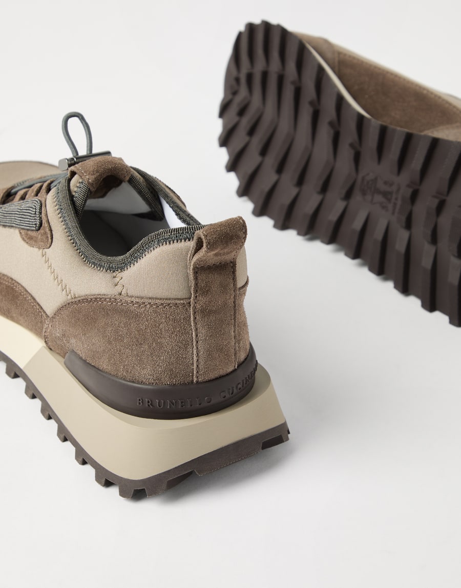 Chaussures de running avec Monile Marron Femme - Brunello Cucinelli