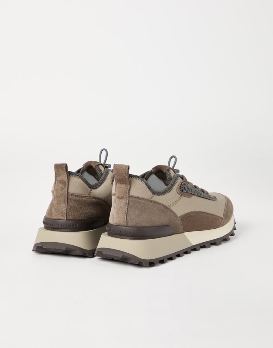 Chaussures de running avec Monile Marron Femme - Brunello Cucinelli