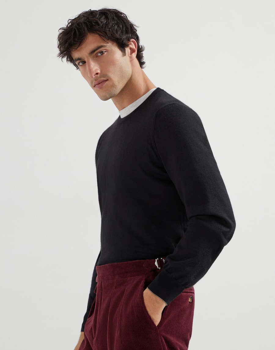 Maglia leggera Nero Uomo - Brunello Cucinelli
