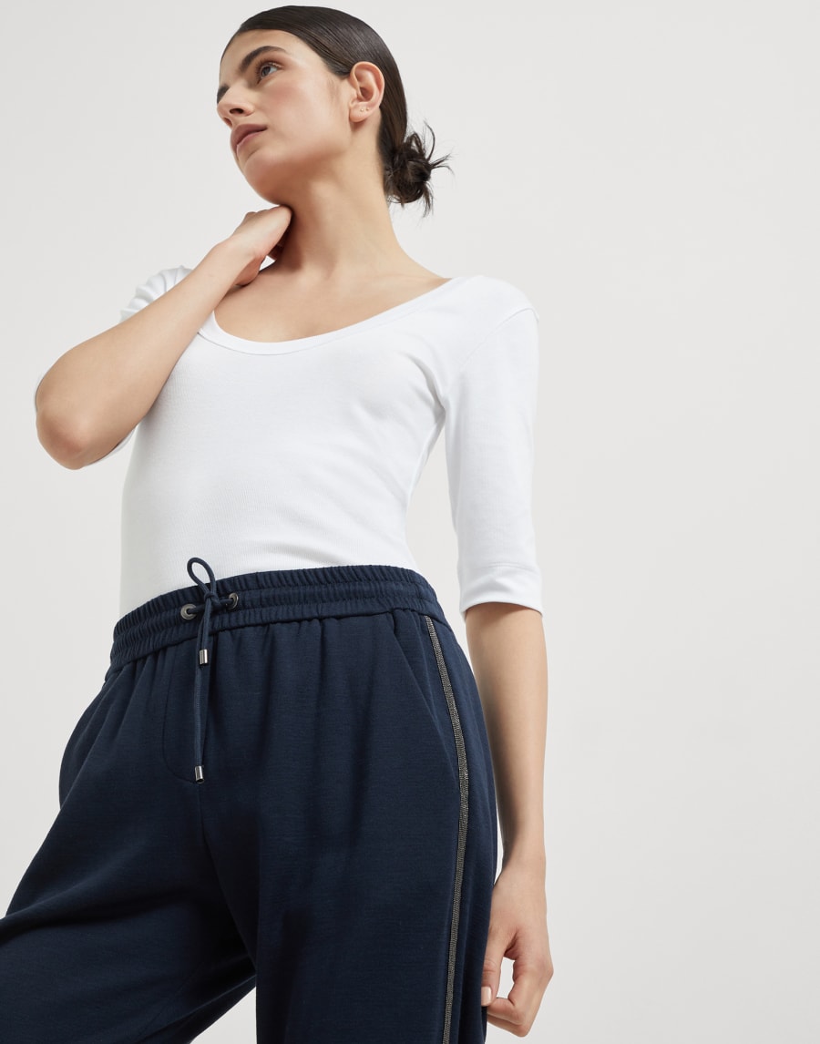 Interlock trousers Night Woman - Brunello Cucinelli