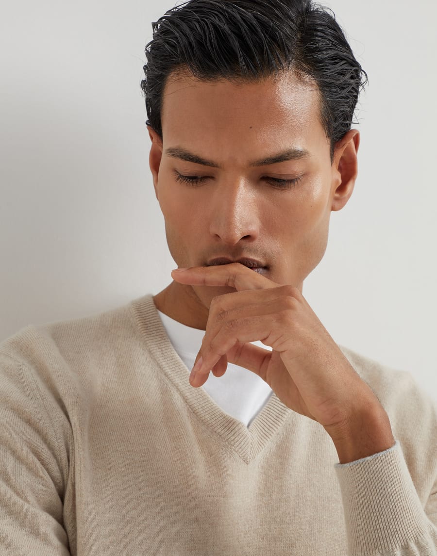 Cashmere sweater Buff Man - Brunello Cucinelli