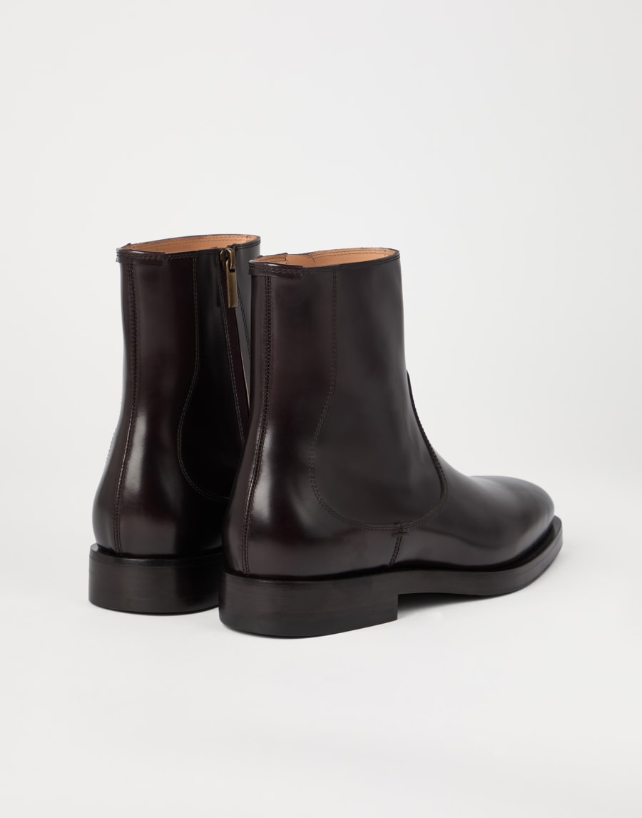 카프스킨 부츠 브라운 남성 - Brunello Cucinelli