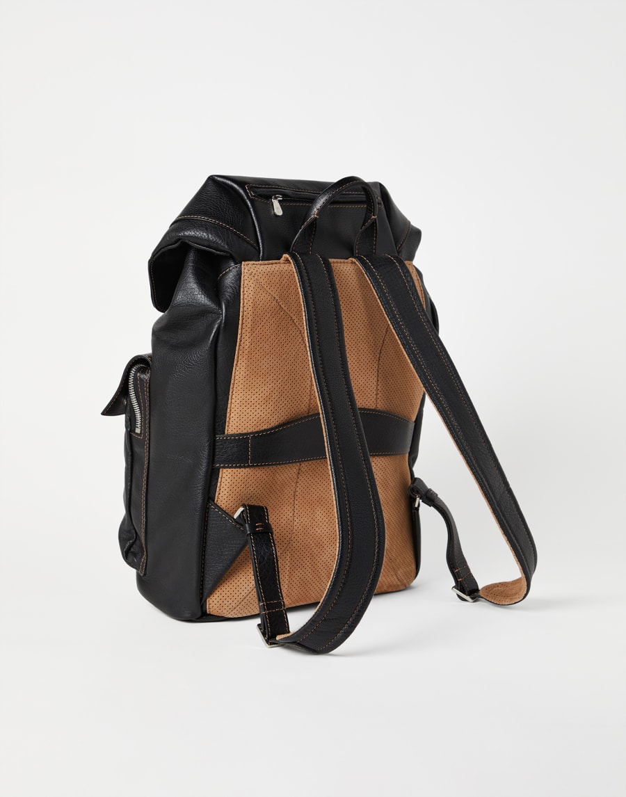 Leisure backpack Black Man - Brunello Cucinelli