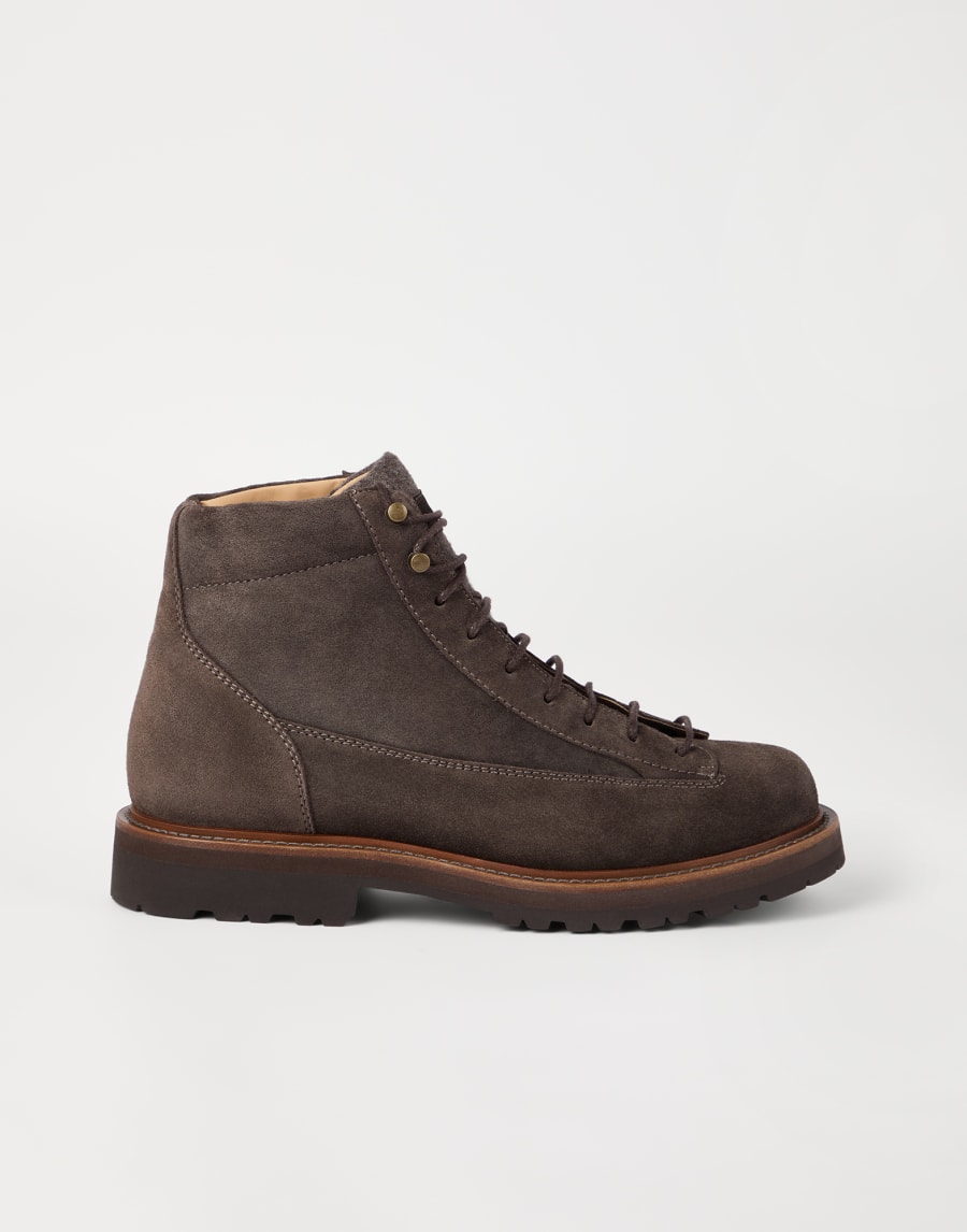 Botas de piel de ante Marrón Hombre - Brunello Cucinelli