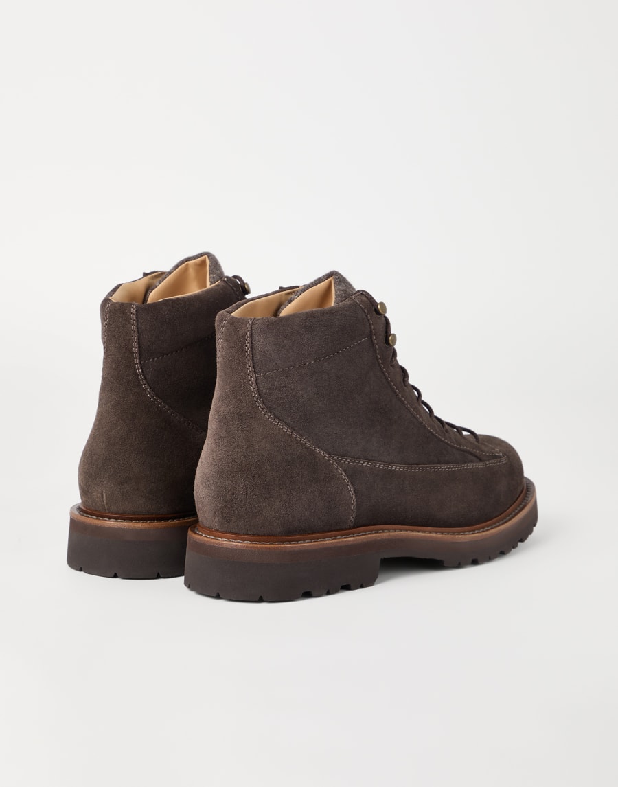 Botas de piel de ante Marrón Hombre - Brunello Cucinelli