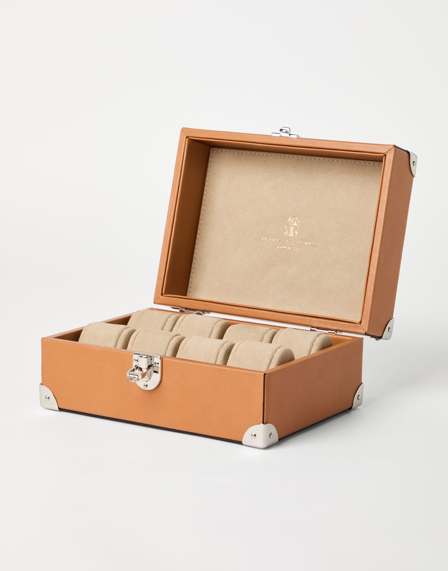 Cowhide watch box Natural Man - Brunello Cucinelli