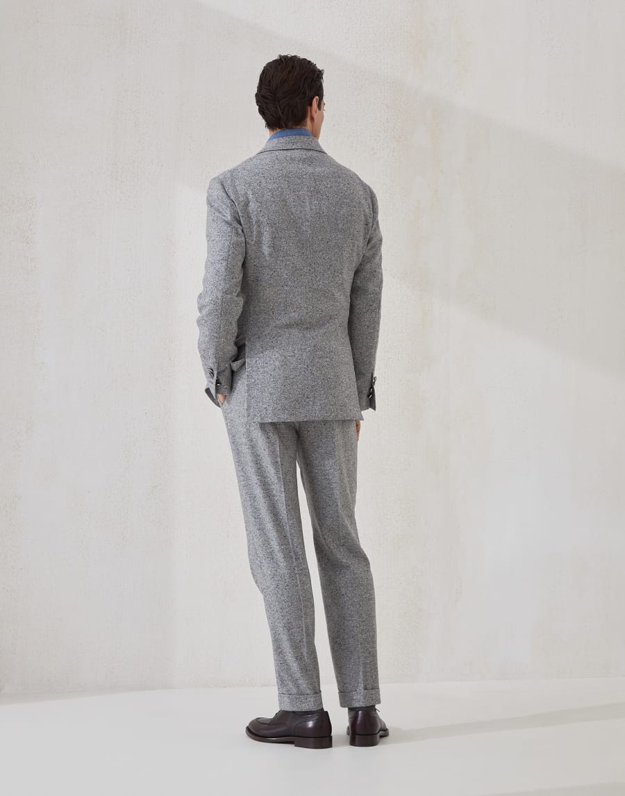 Sharkskin suit Medium Grey Man - Brunello Cucinelli