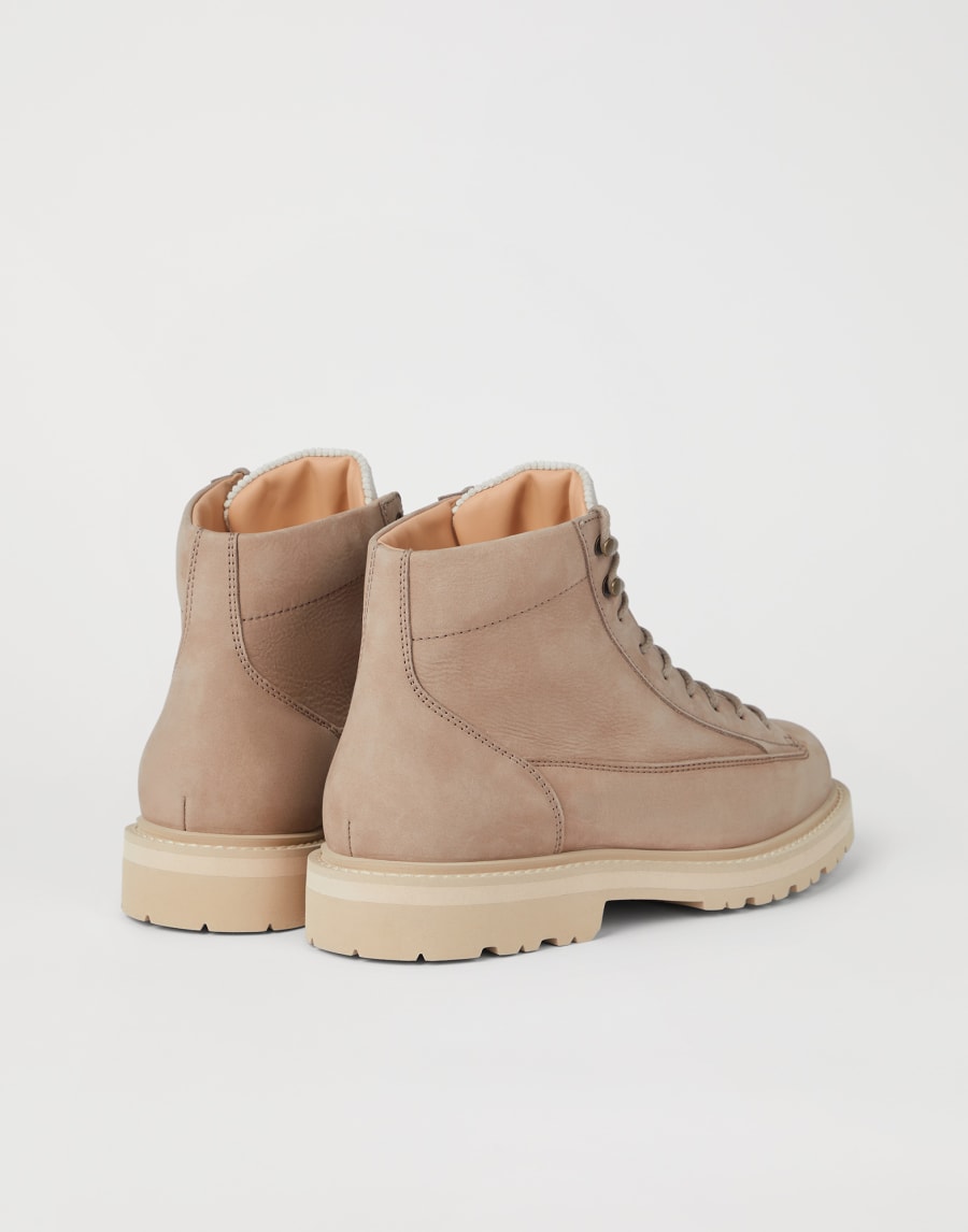 Botas de nobuk Beige Hombre - Brunello Cucinelli
