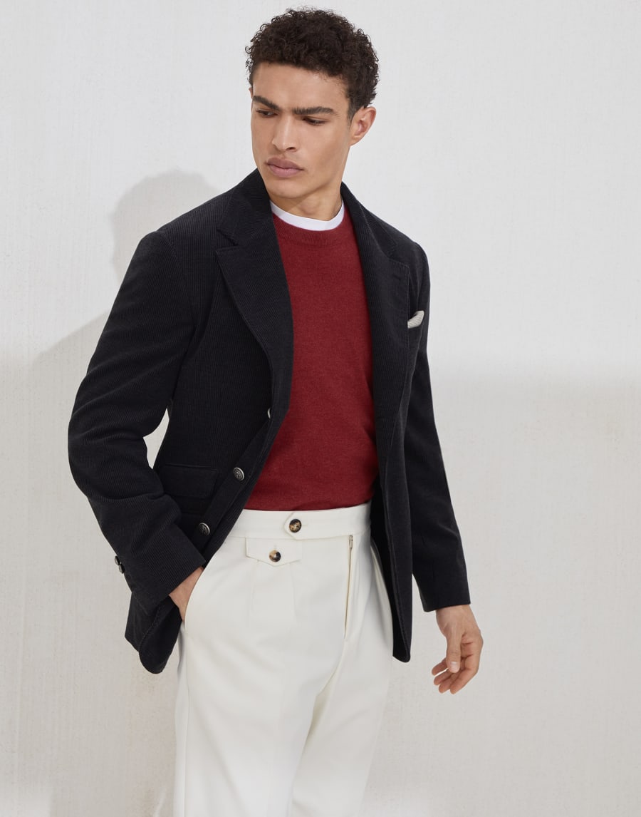 Cashmere sweater Purple-Red Man - Brunello Cucinelli