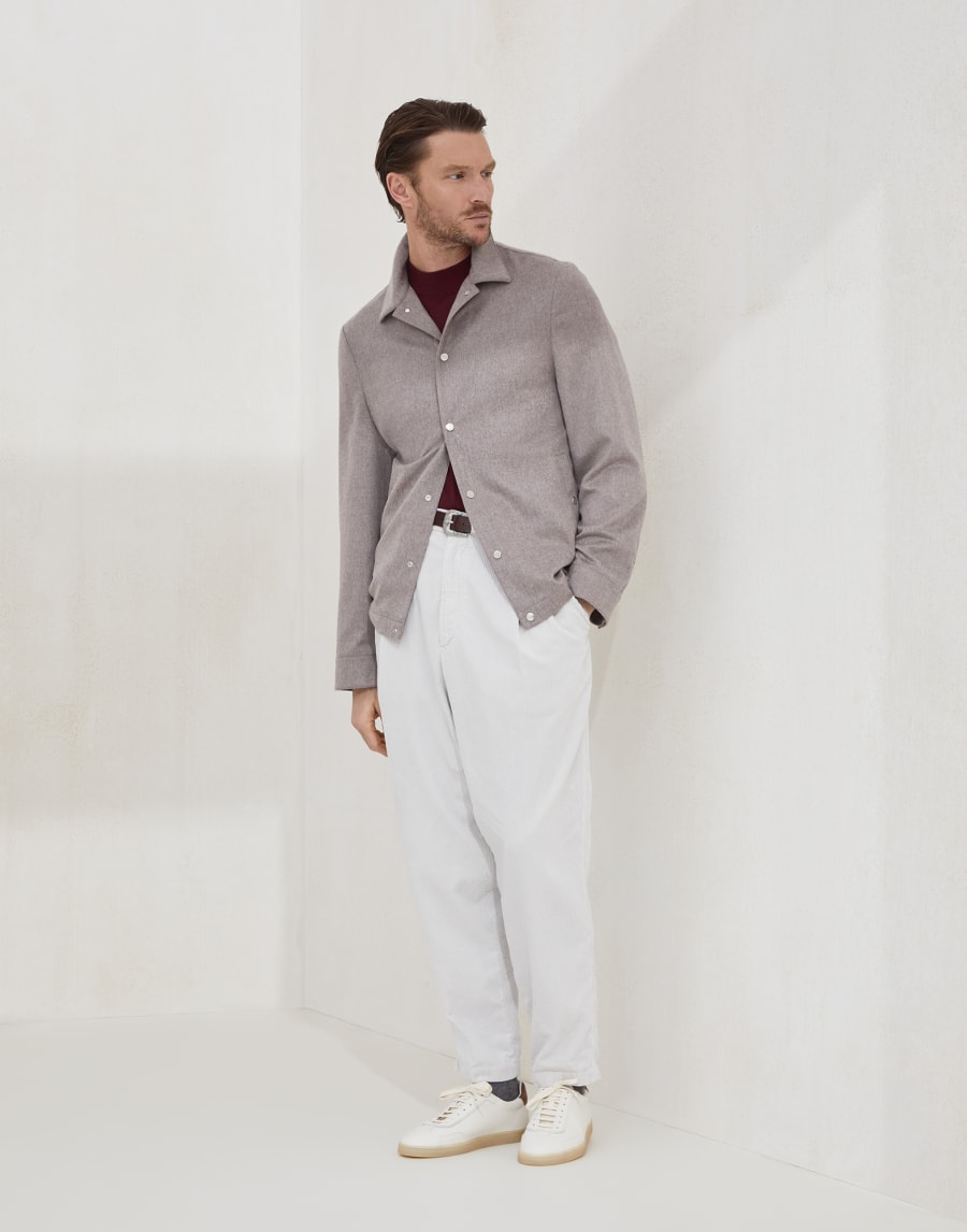 Lightweight sweater Amaranth Man - Brunello Cucinelli