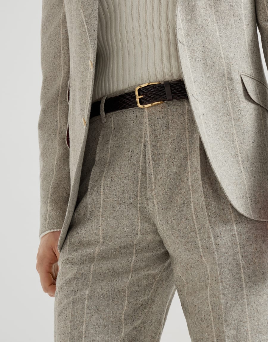 Leisure fit trousers with pleats Salt Man - Brunello Cucinelli