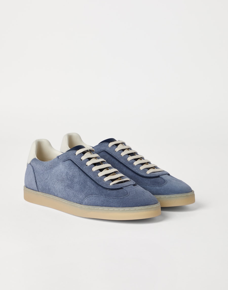 Suede sneakers Azure Man - Brunello Cucinelli