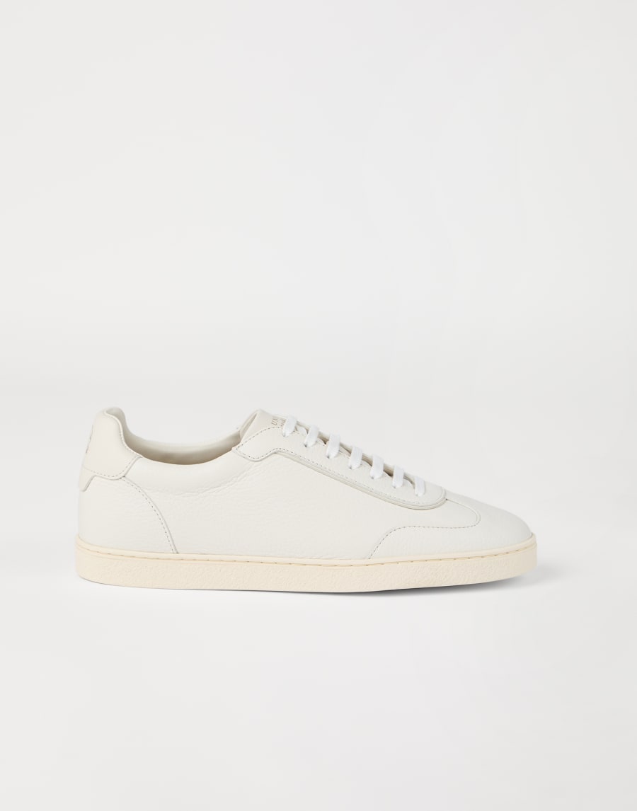Deerskin sneakers Chalk Man - Brunello Cucinelli