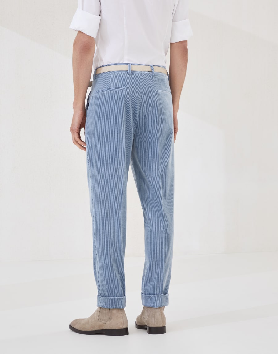Pantalone in velluto a coste Denim Uomo - Brunello Cucinelli