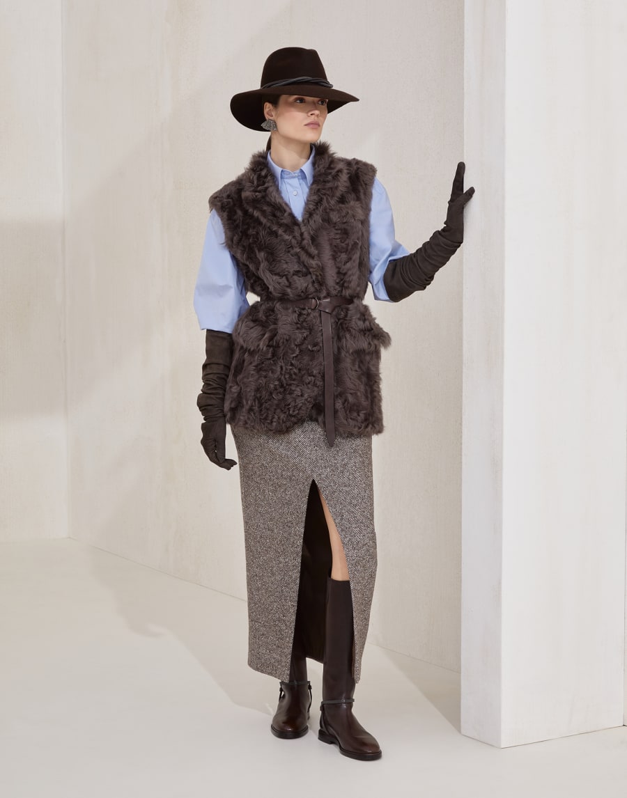 Sartorial Pencil-Rock Braun Damen - Brunello Cucinelli