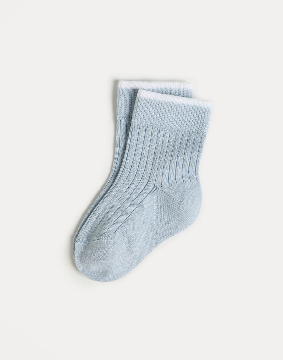 Bernie Baby socks Sky Blue Baby - Brunello Cucinelli
