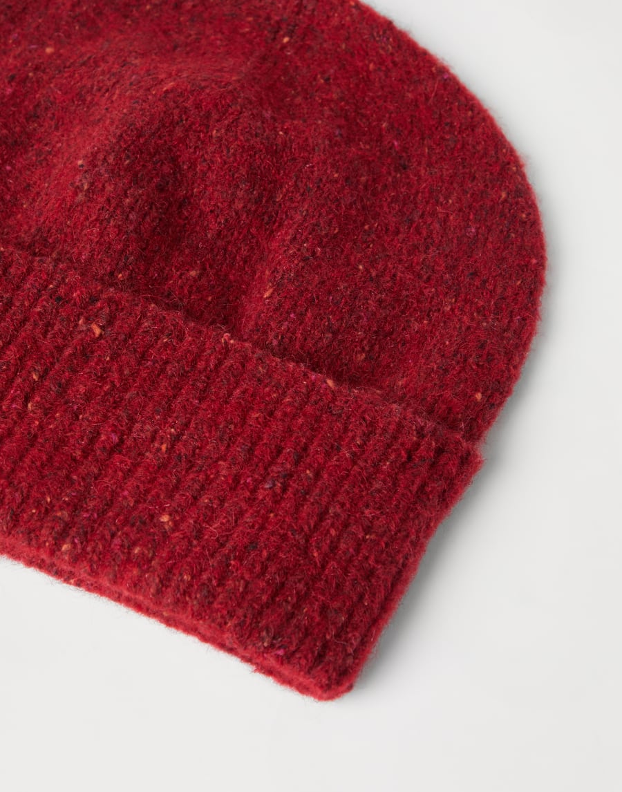 Knit beanie Purple-Red Man - Brunello Cucinelli