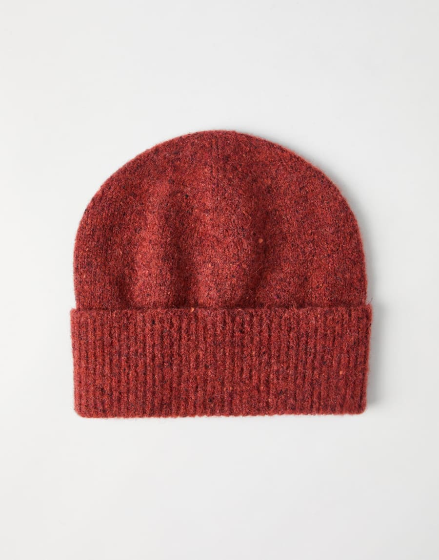 Knit beanie Orange Man - Brunello Cucinelli