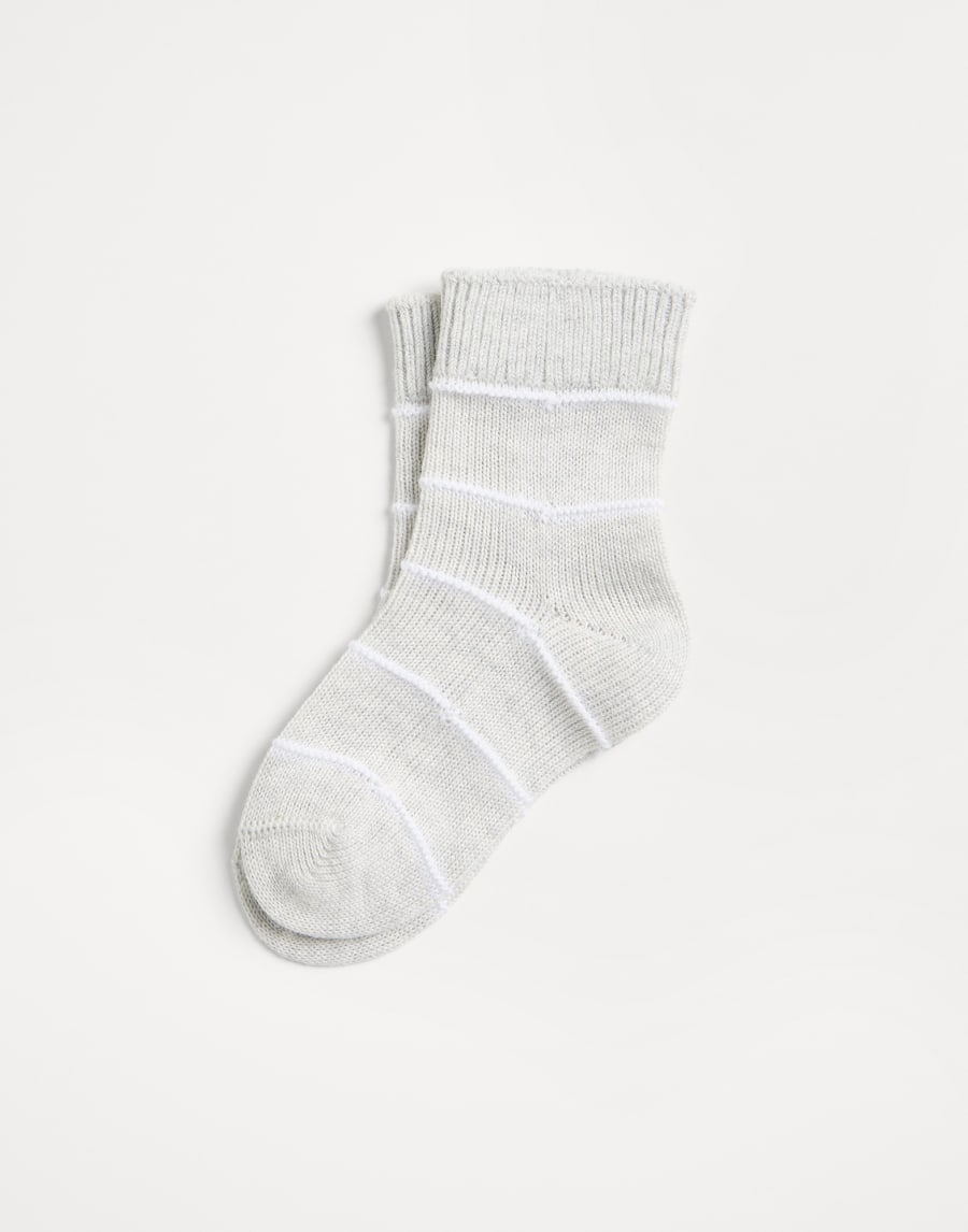 Bernie Baby socks Light Grey Baby - Brunello Cucinelli