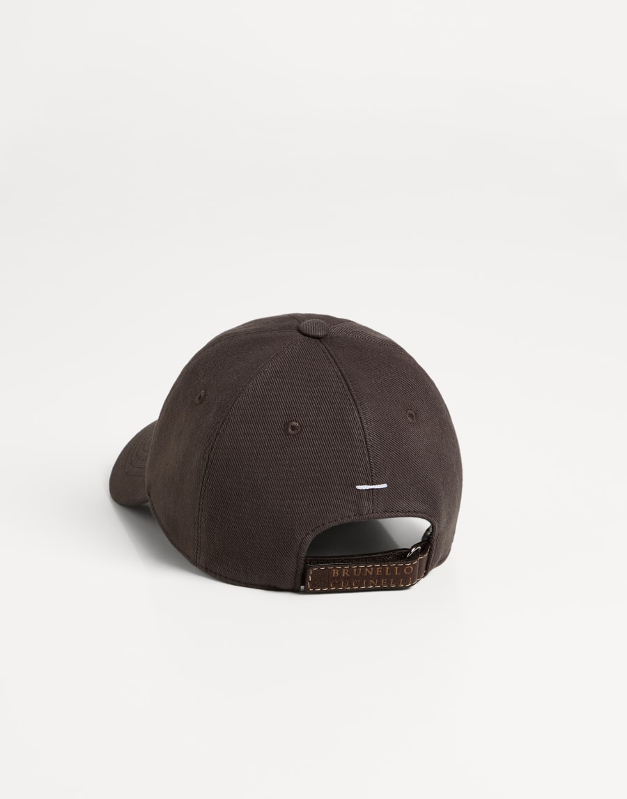 Baseball cap with logo Brown Boys - Brunello Cucinelli