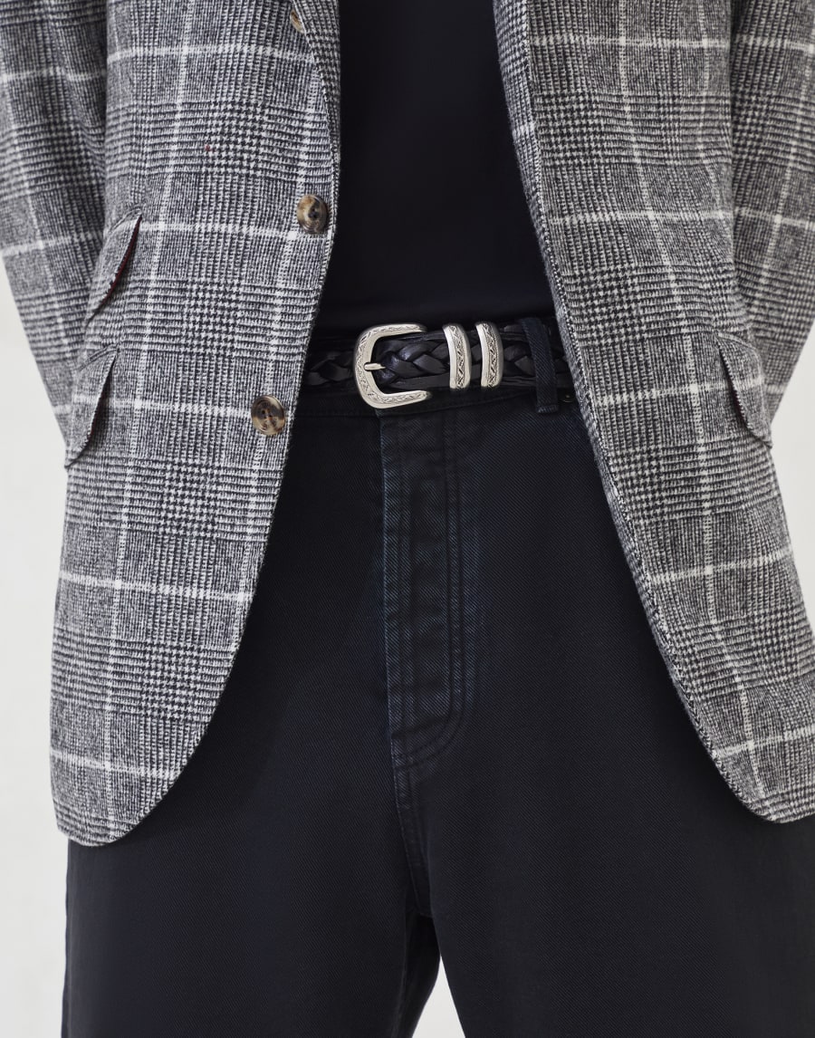 Belt with detailed buckle Black Man - Brunello Cucinelli