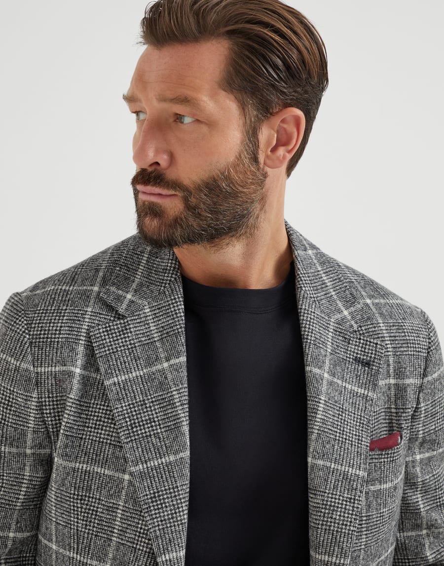 Long sleeve T-shirt Black Man - Brunello Cucinelli