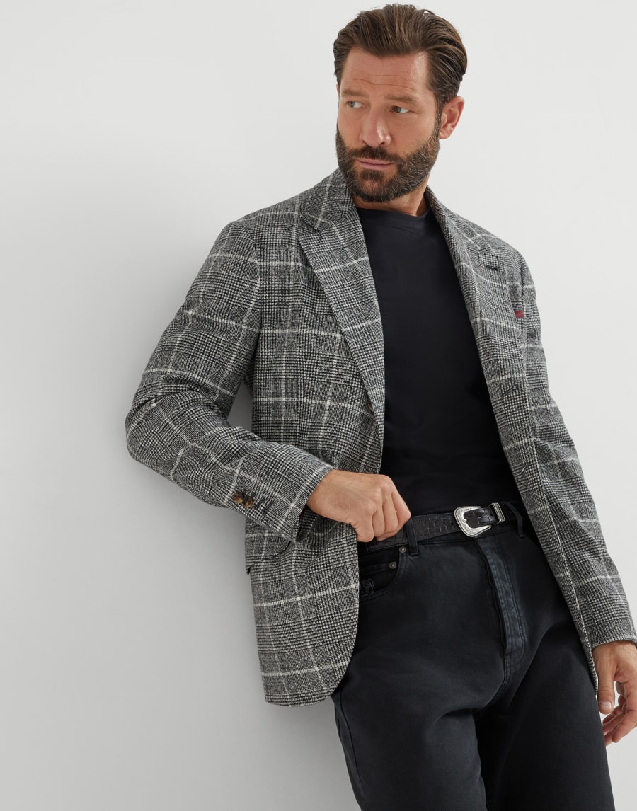 Long sleeve T-shirt Black Man - Brunello Cucinelli