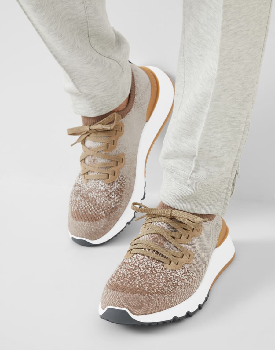 Runners in maglia Beige Uomo - Brunello Cucinelli