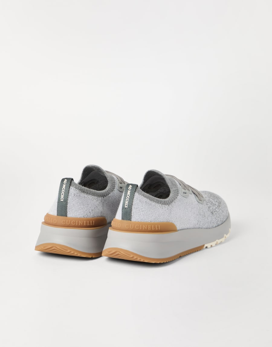 Knit runners Light Grey Man - Brunello Cucinelli