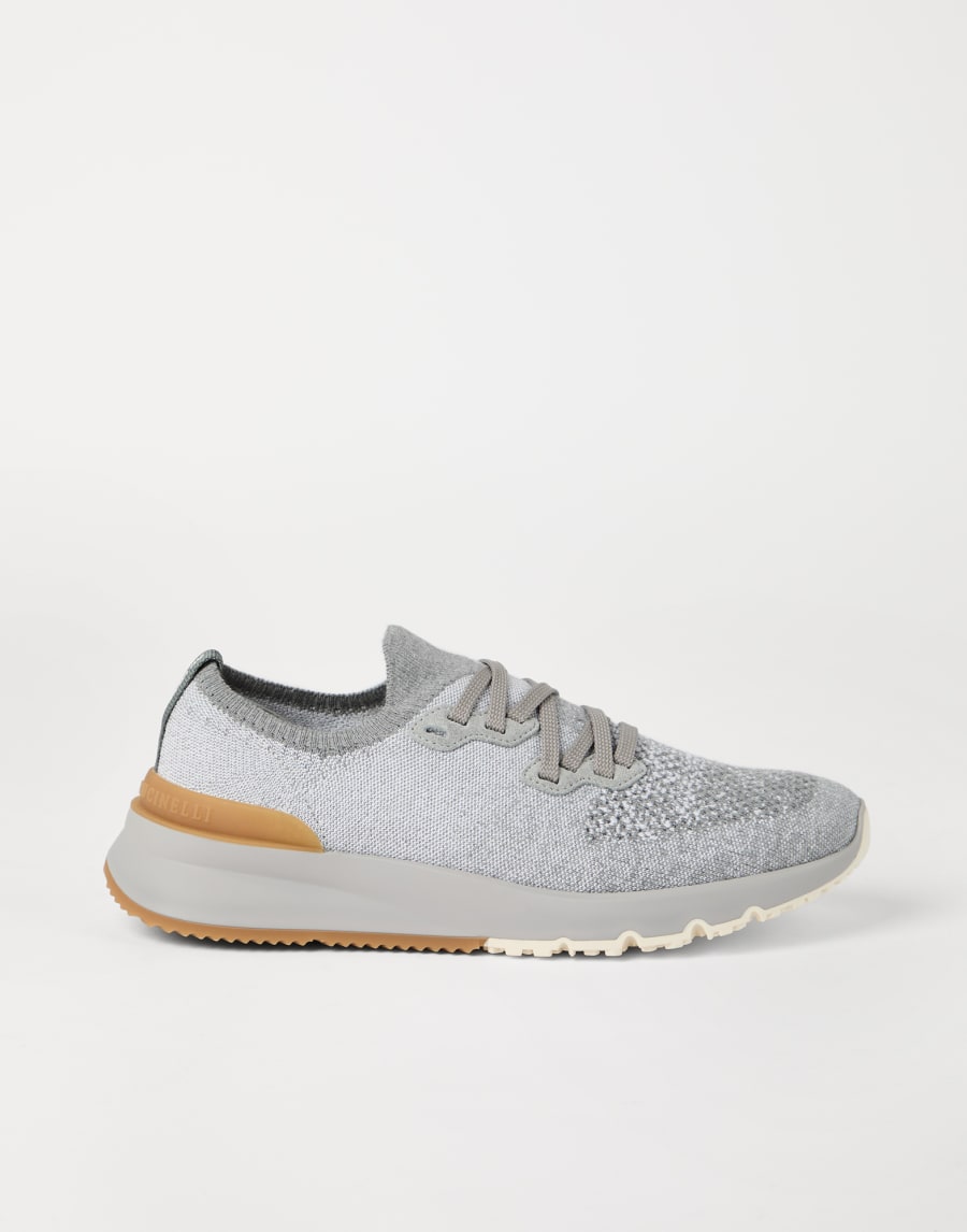 Knit runners Light Grey Man - Brunello Cucinelli