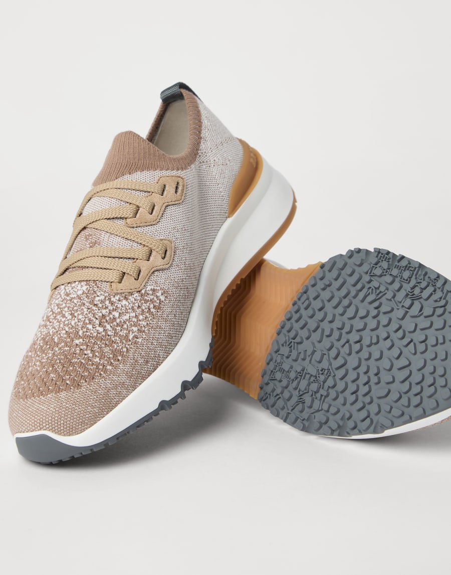Knit runners Beige Man - Brunello Cucinelli