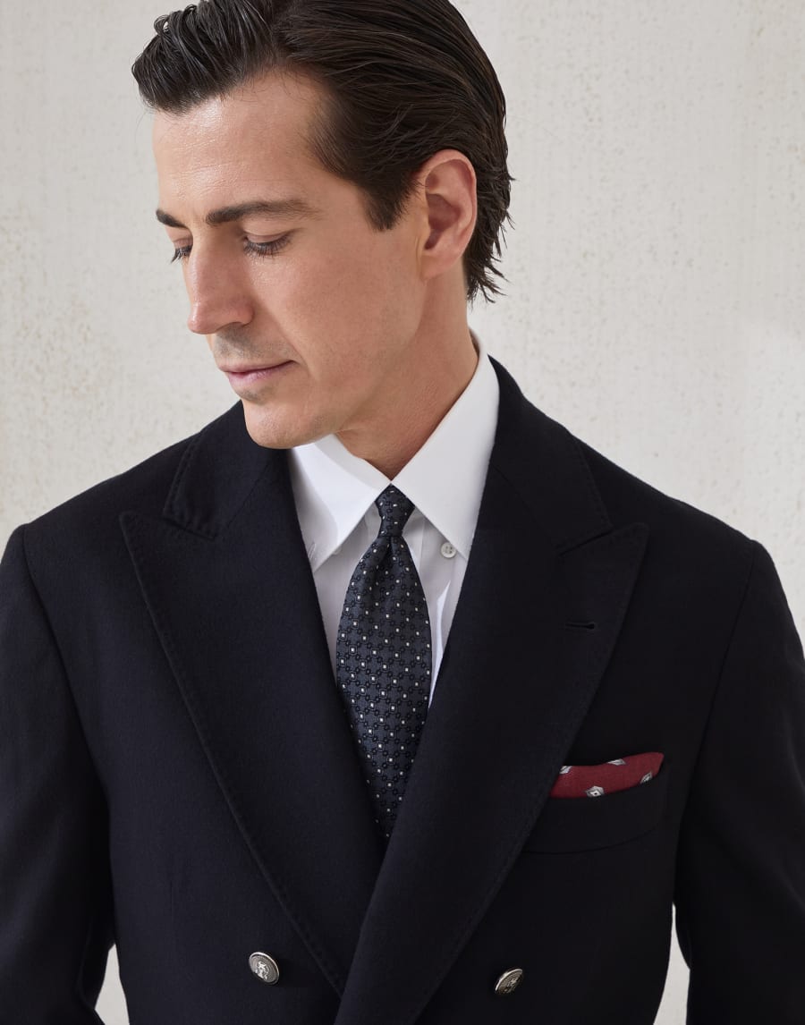 Necktie with jacquard pattern Lead Man - Brunello Cucinelli