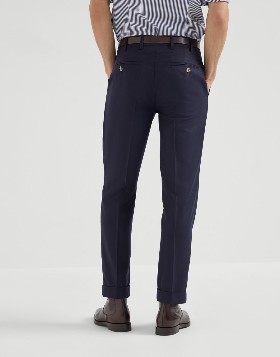 Pantalon coupe italienne Bleu Avio Homme - Brunello Cucinelli