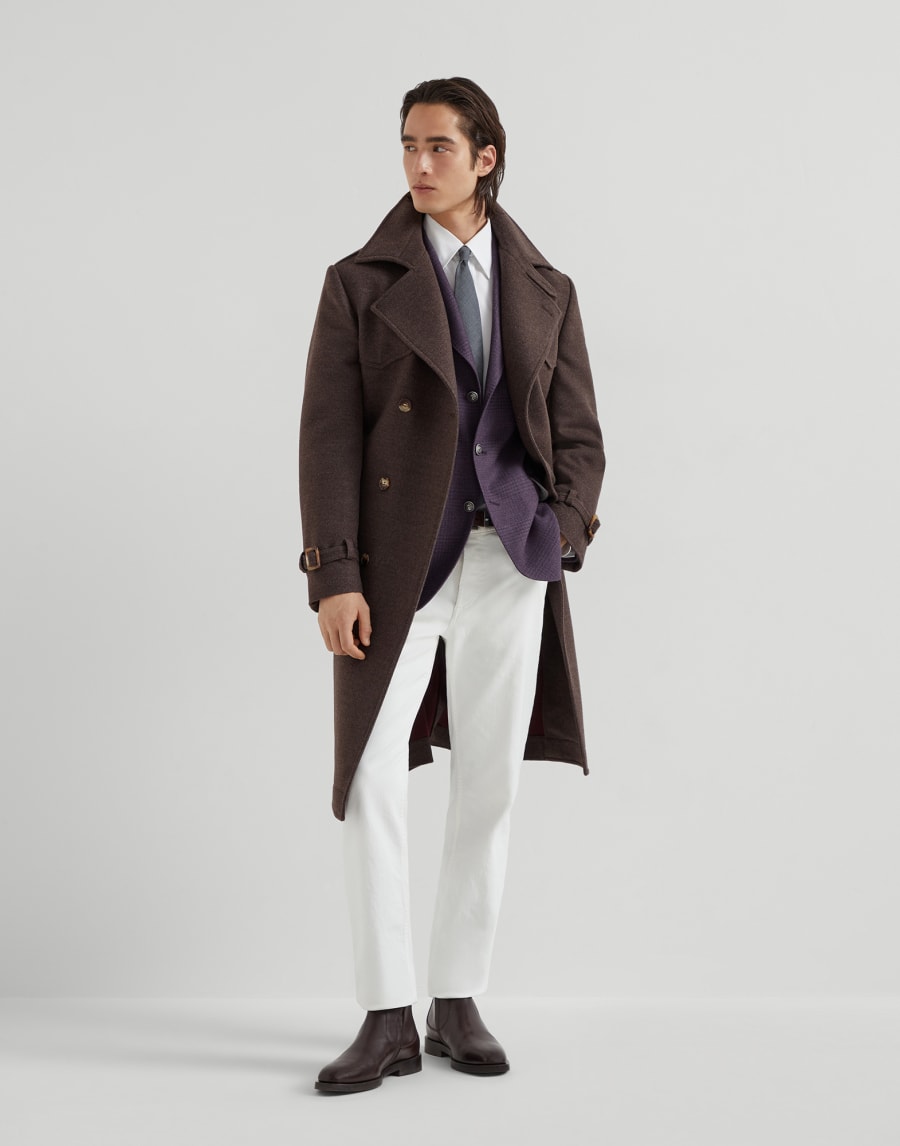 Blazer with metal buttons Blueberry Man - Brunello Cucinelli
