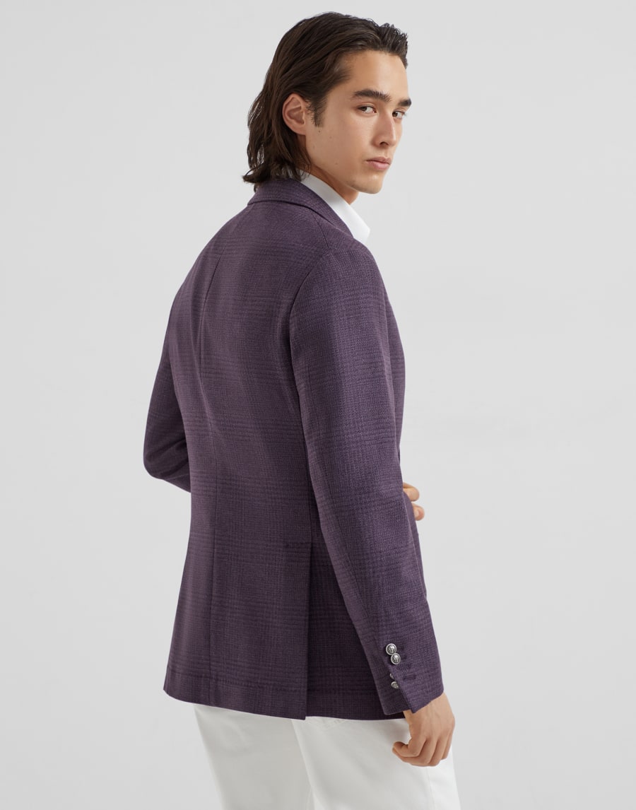 Blazer with metal buttons Blueberry Man - Brunello Cucinelli