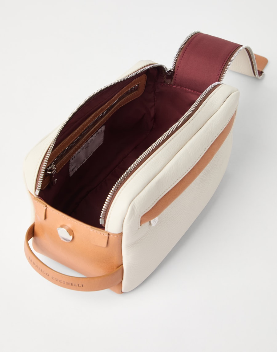 Vacchetta leather beauty case Off-White Man - Brunello Cucinelli