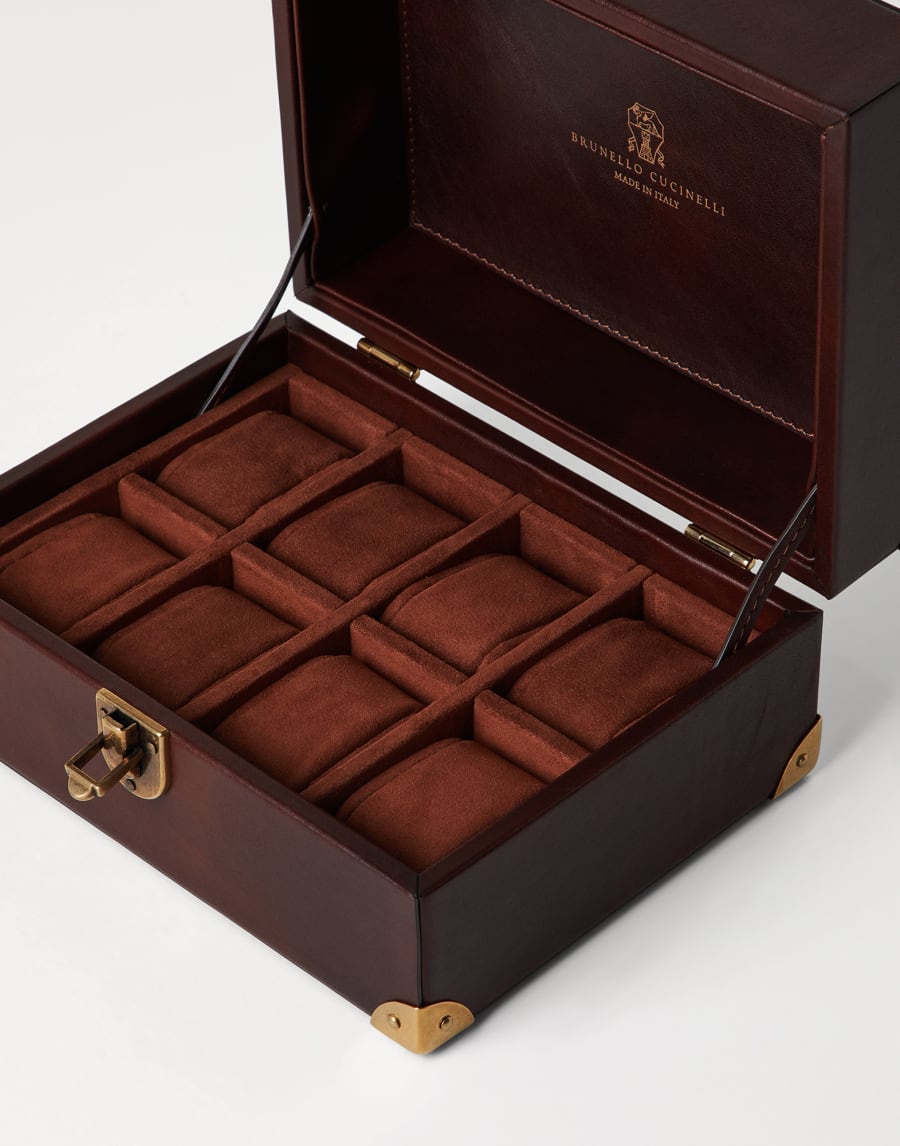 Watch box Burgundy Man - Brunello Cucinelli
