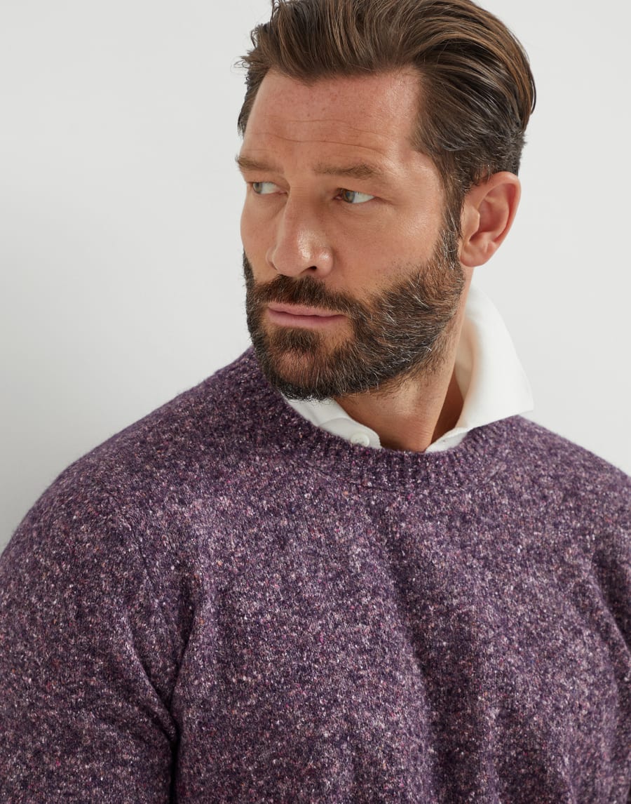 Knop sweater Burgundy Man - Brunello Cucinelli